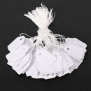 2 Packs String Blank Price Label Paper Display Pricing Jewelry Watch Ta OVA