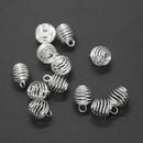120PCS Stainless Steel Terminators Cord Coil Spring End Crimp For DIY Je LJK