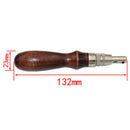 5 In1 DIY Wooden Leathercraft Adjustable Stitching Groover Crease Leather PPE