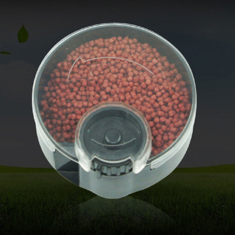 Programmable Auto Fish Feeder Feeding Aquarium Tank Automatic Food Dis CLC
