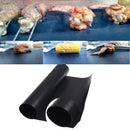 Copper BBQ Grill Mat Non-stick Reusable Heat Resistant Barbecue Pad Sgf
