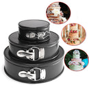 4/7/9" Non Stick Cake Tier Mold Baking Pan Tray Spring Form Round Bakeware Tool