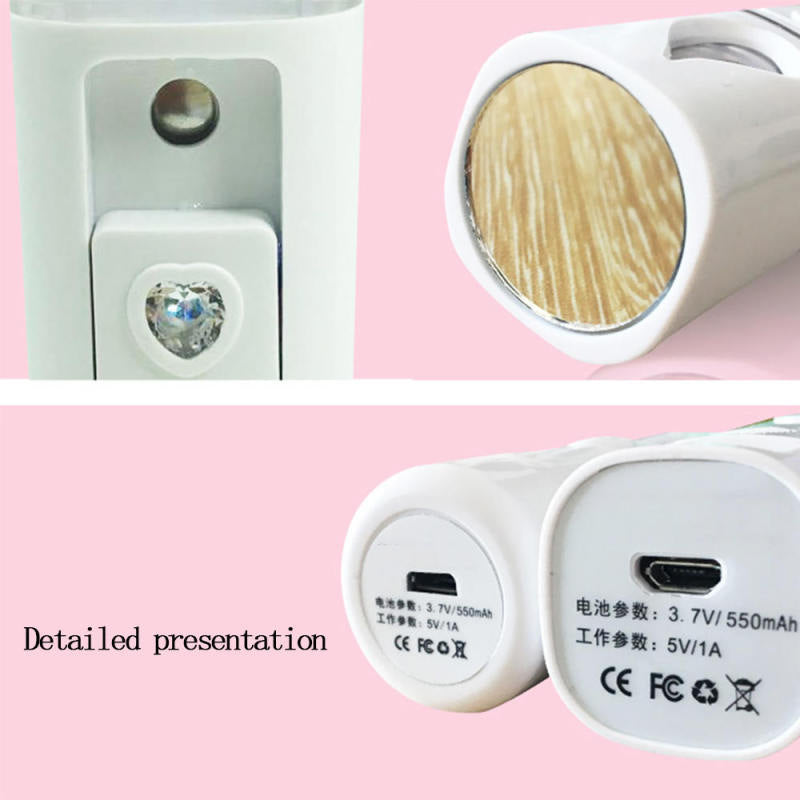 Portable New Beauty Steamer USB Charging Handheld Nano Spray Humidifier OXH