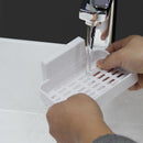 Practical 3 White Punch-Free Soap Boxes With Hooks For Bathroom Useful RAO