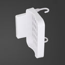 Practical 3 White Punch-Free Soap Boxes With Hooks For Bathroom Useful RAO