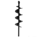 Stainless Steel Garden Loose Soil Drill Bit Diameter 5cm Long 22cm Black JZA