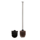 Toilet Brush Set TPR Rubber Soft Hair Scrub Stainless Steel Handle Usef ZBV