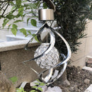 Outdoor Stainless Steel LED Solar Wind Chime Light Landscape Light