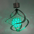 Outdoor Stainless Steel LED Solar Wind Chime Light Landscape Light