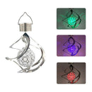 Outdoor Stainless Steel LED Solar Wind Chime Light Landscape Light