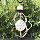 Outdoor Stainless Steel LED Solar Wind Chime Light Landscape Light