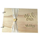 Guest Book Wooden Tree Personalised Guest Book Wood Wedding Decoration VEG