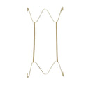 10PCS Spring Invisible Plate Tray Dish Wire Hanger Holder Stainless Steel