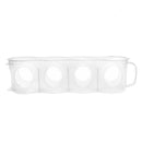 Beer Soda Can Holder Storage Organization Fridge Rack Plastic Space 4 Pack OXN