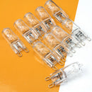30PCS G925W Clear Halogen Capsule Lamp Light Bulbs 40*16mm G9 2800k