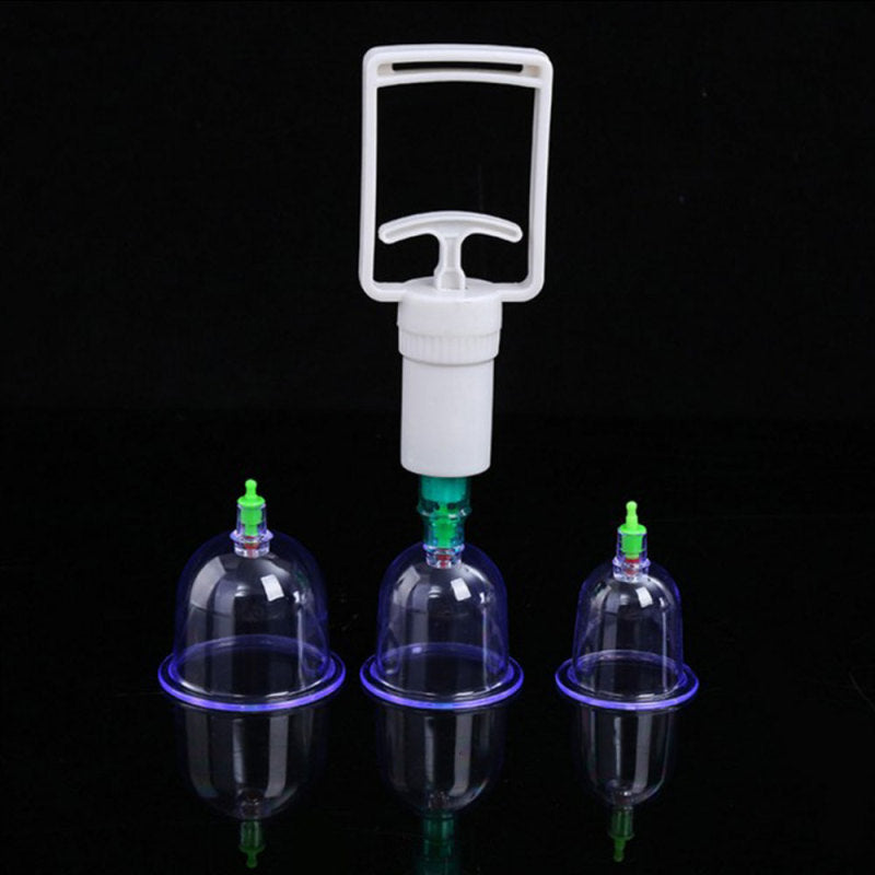 10pcs Medical Chinese Vacuum Body Cupping Massage Healthy Therapy Suction Set DF