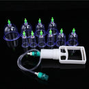 10pcs Medical Chinese Vacuum Body Cupping Massage Healthy Therapy Suction Set DF