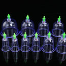 10pcs Medical Chinese Vacuum Body Cupping Massage Healthy Therapy Suction Set DF