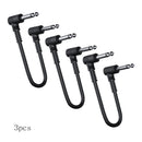 3PCS Guitar Effects Pedals Patch Cable Right Angle 15 cm Effect Pedal con OWO