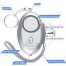 140DB Personal Alarm Keychain Rape Attack Panic Safety Torch Keyring Security
