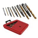 10xScrew Extractor Right Hand Cobalt Drill Bit Set Easy Out Broken Bolt Set