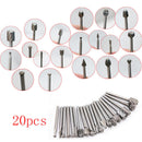 20x HSS Router Bits Wood Cutter Milling Fits Rotary Tool High Quality g NDX QBL