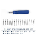 New 16-in-1 Precision Screwdriver Bit Set 16pc CRV Steel Screwdriver Bits SYI