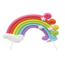 2x Cloud Star Rainbow Balloon Soft Party Birthday Backing Cake Topper Dec TMV