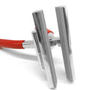12cm Oil Painting Pliers Clamp Red Handle Stretched Canvas Cloth Fabric Wi JGW