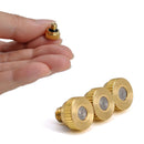 5PCS Brass Low Pressure Water Fog Mist Nozzle Misting Spray Sprinkler Head Cool