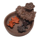 Fish Porcelain Backflow Incense Burner Ceramic Holder For Home Office Dec QAM