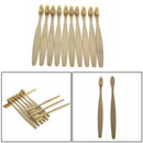 10PCS Environmental Bamboo Toothbrush Soft Oral Cleaning Travel Items Nice