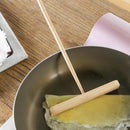 Tools Cake Batter Egg Spreader Wooden Stick Pancake Scraper T Shape Rake New