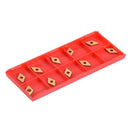 10pcs DCMT070204 Carbide Insert DCMT0702 Carbide Cutter For Turning To QKV ZEU