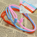 Three Pcs Elastic Silicone Finger Pointing Bookmark Funny Home Office Supply
