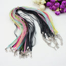 20pcs Voile Ribbon Necklace Cord String Chain + Lobster Clasp t bt