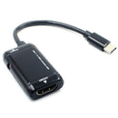C-Type To HDMI Adapter Female HDTV 1080p USB-C USB 3.1 Male Extension Cab JFD