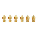 5 Extruder Nozzles Heads With Tubes For Anet A8 MK8 Makerbot Reprap Print ZQT