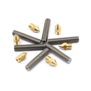 5 Extruder Nozzles Heads With Tubes For Anet A8 MK8 Makerbot Reprap Print ZQT