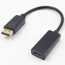 4K Display Port DP To HDMI Female Cable Adapter Converter DisplayPort for  HEL