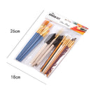 25x Artico Artist Painting Brushes Set Paint Acrylic Oil Watercolour Art EFC