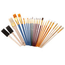 25x Artico Artist Painting Brushes Set Paint Acrylic Oil Watercolour Art EFC