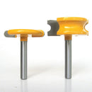 2Pcs 1/4'' Shank 1/4'' Dia Canoe Flute and Bead Router Bit Woodworking  OGG
