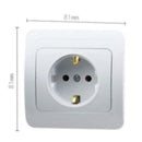 1x European Standard Home Wall Socket European Socket Power Outlet Pan