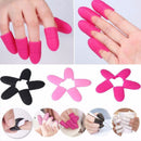 5PCS Silicone Nail Art Tips Soak Off Clip Cap Set UV Gel Polish Remover BNM