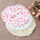 3x Elastic Waterproof Plastic Home Shower Bath Hat Lady Spa Salon Hair Care Cap