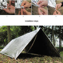1x Outdoor Emergency Solar Blanket Survival Safety Insulating insulation OED