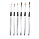 Professional Round Sable Acrylic Nail Art Brush Various Size 2 4 6 8 10 12 HNK