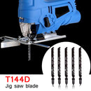 5x T144D 100mm Reciprocating Jig Saw Blade Steel for Wood Board Plastic GTD