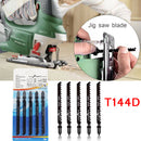 5x T144D 100mm Reciprocating Jig Saw Blade Steel for Wood Board Plastic GTD
